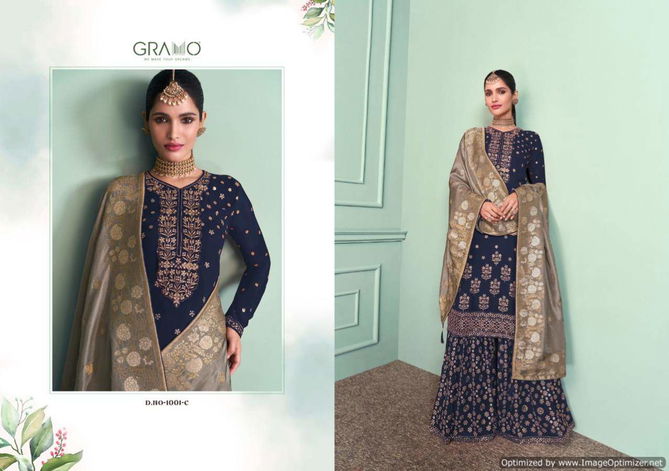 Gramo Colour Special 2 Latest Heavy Festive Wear Georgette Ready Made Collection